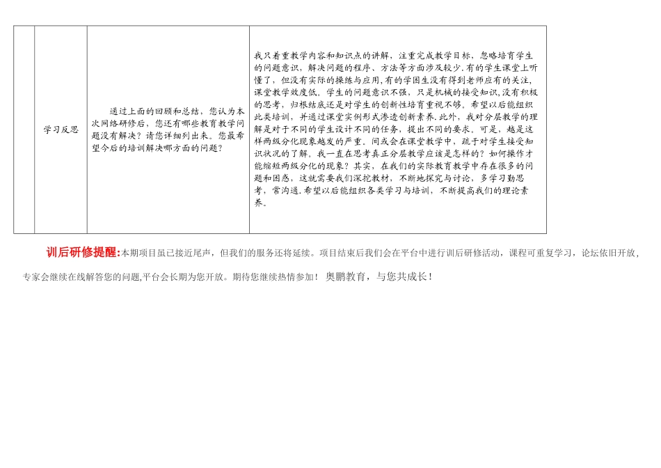 奥鹏教育网络研修总结_第3页