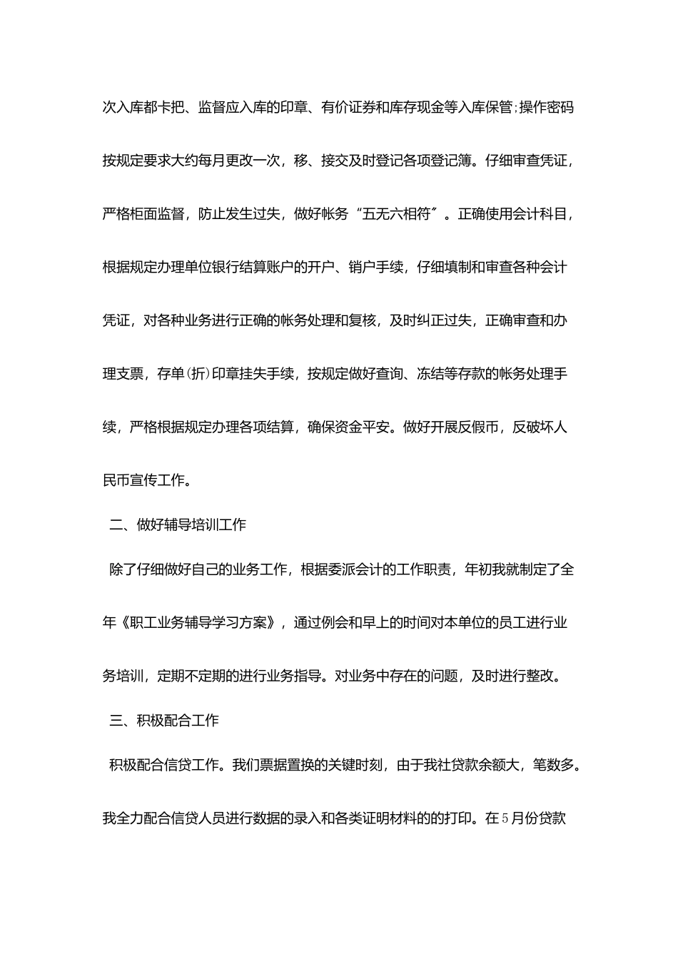委派会计工作报告_第3页