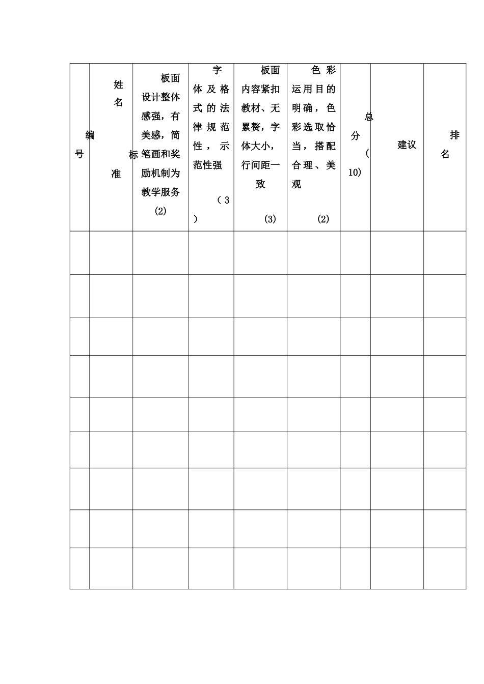 学校管理各类表格_第3页