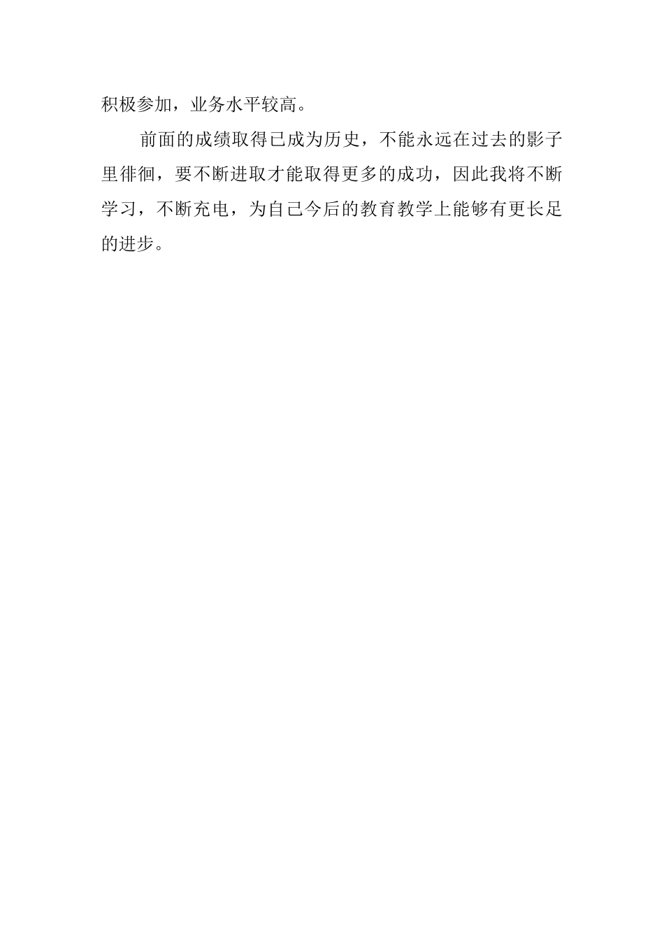 学校计算机教师年终自我鉴定_第2页