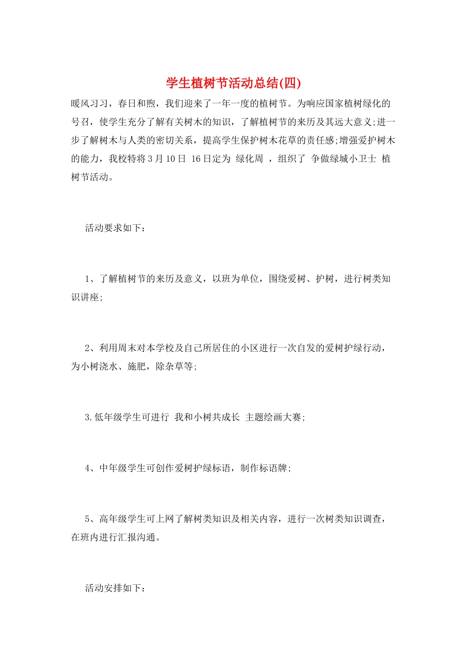 学生植树节活动总结_第1页