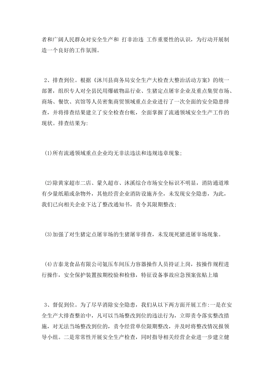 安全生产大检查及打非治违工作总结2025_第2页