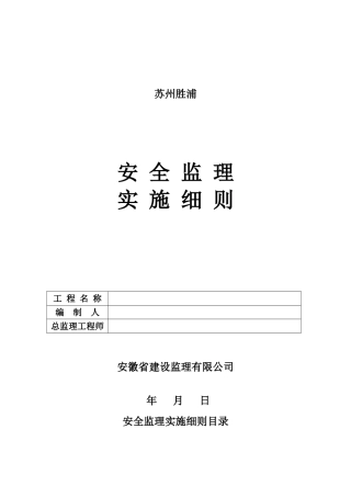安全监理实施细则1www