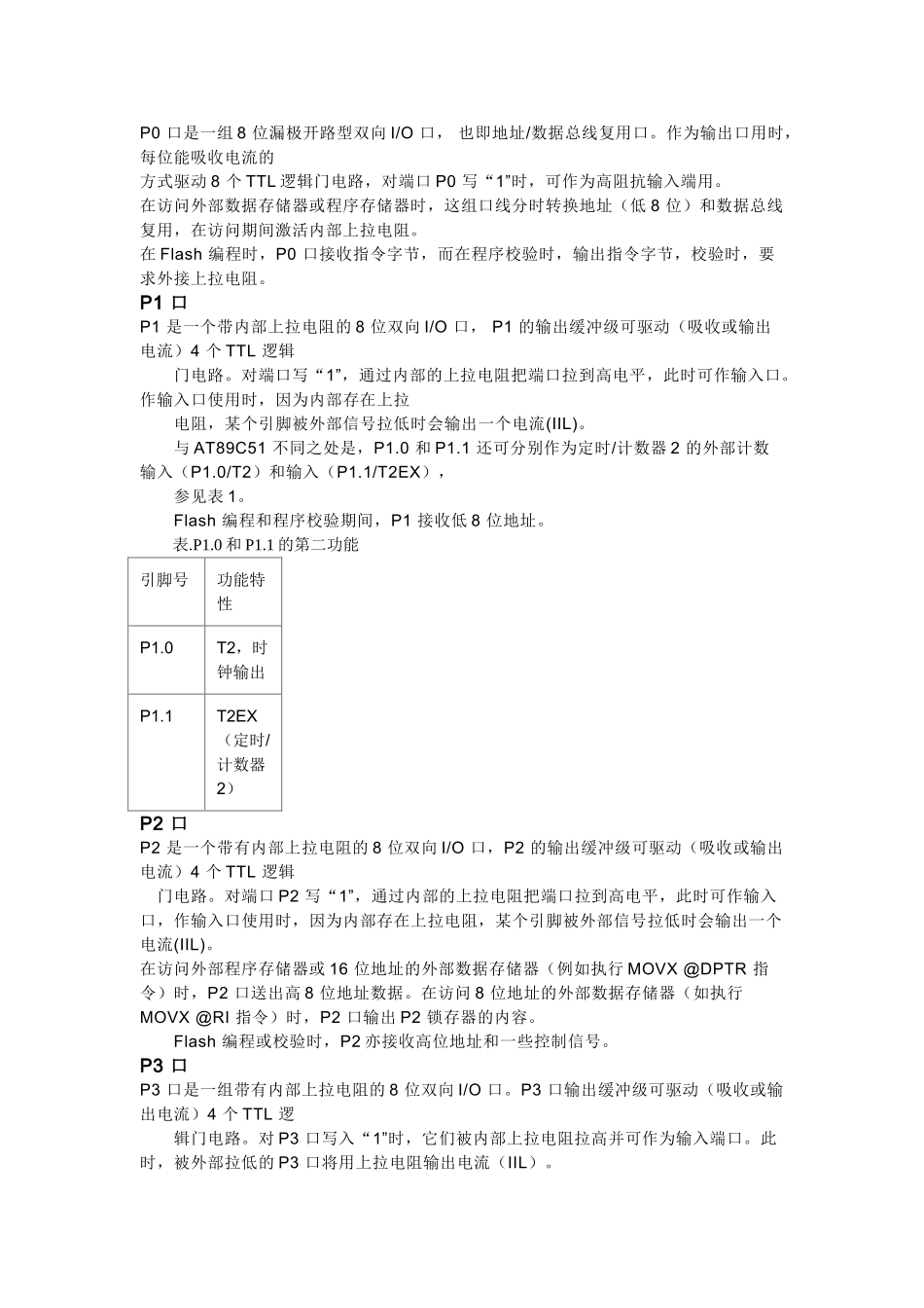 完整word版-AT89C52单片机简介_第2页