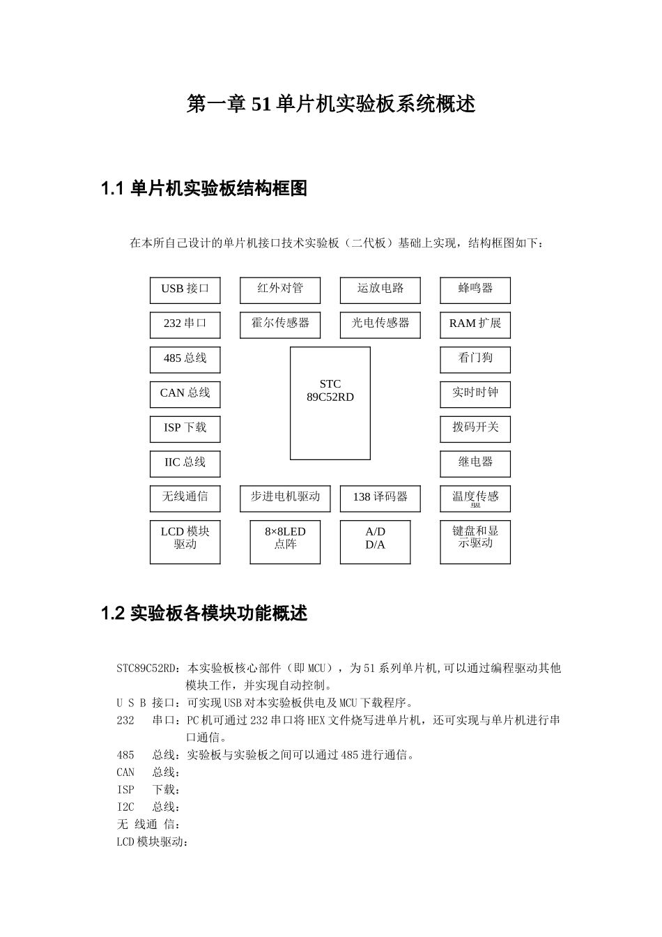 完整word版-单片机接口技术实验教程_第3页