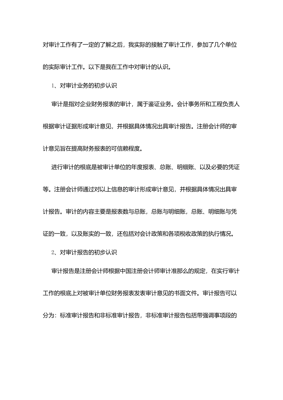 审计专业实习报告汇总范文大合集_第3页