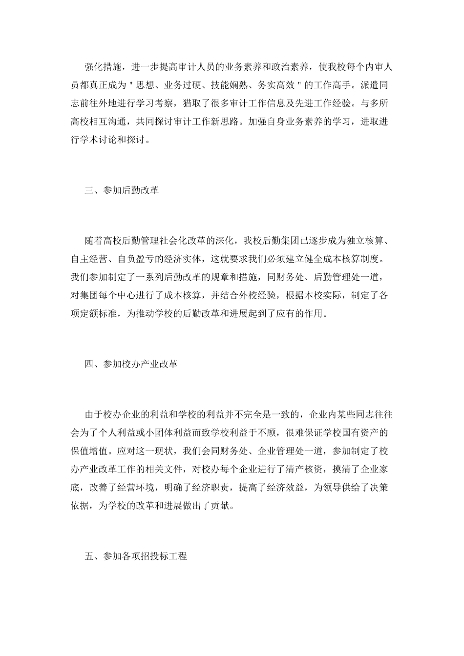 审计人员工作总结(五)_第2页