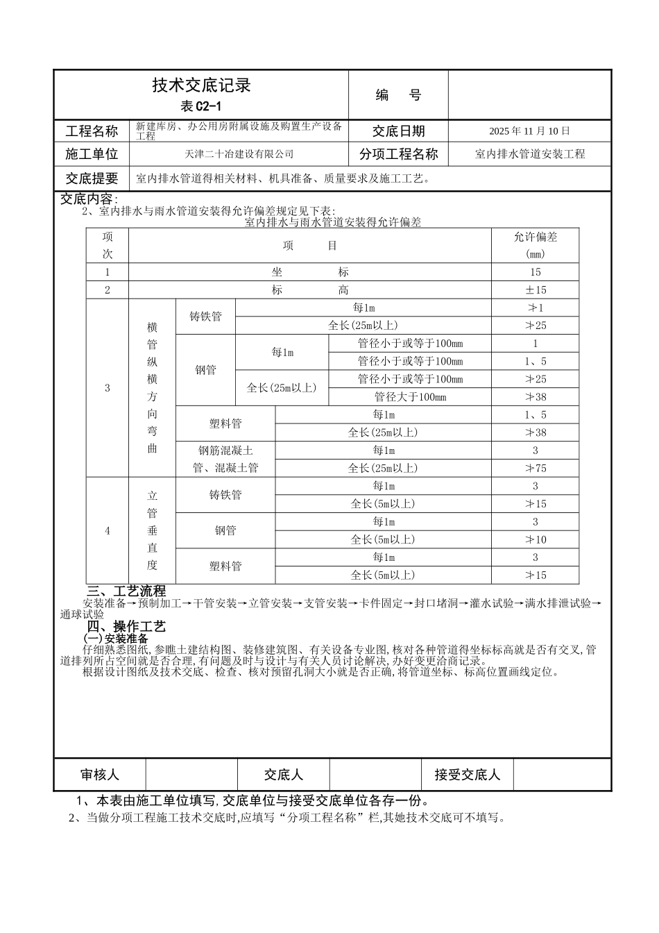 室内排水管道安装_第3页
