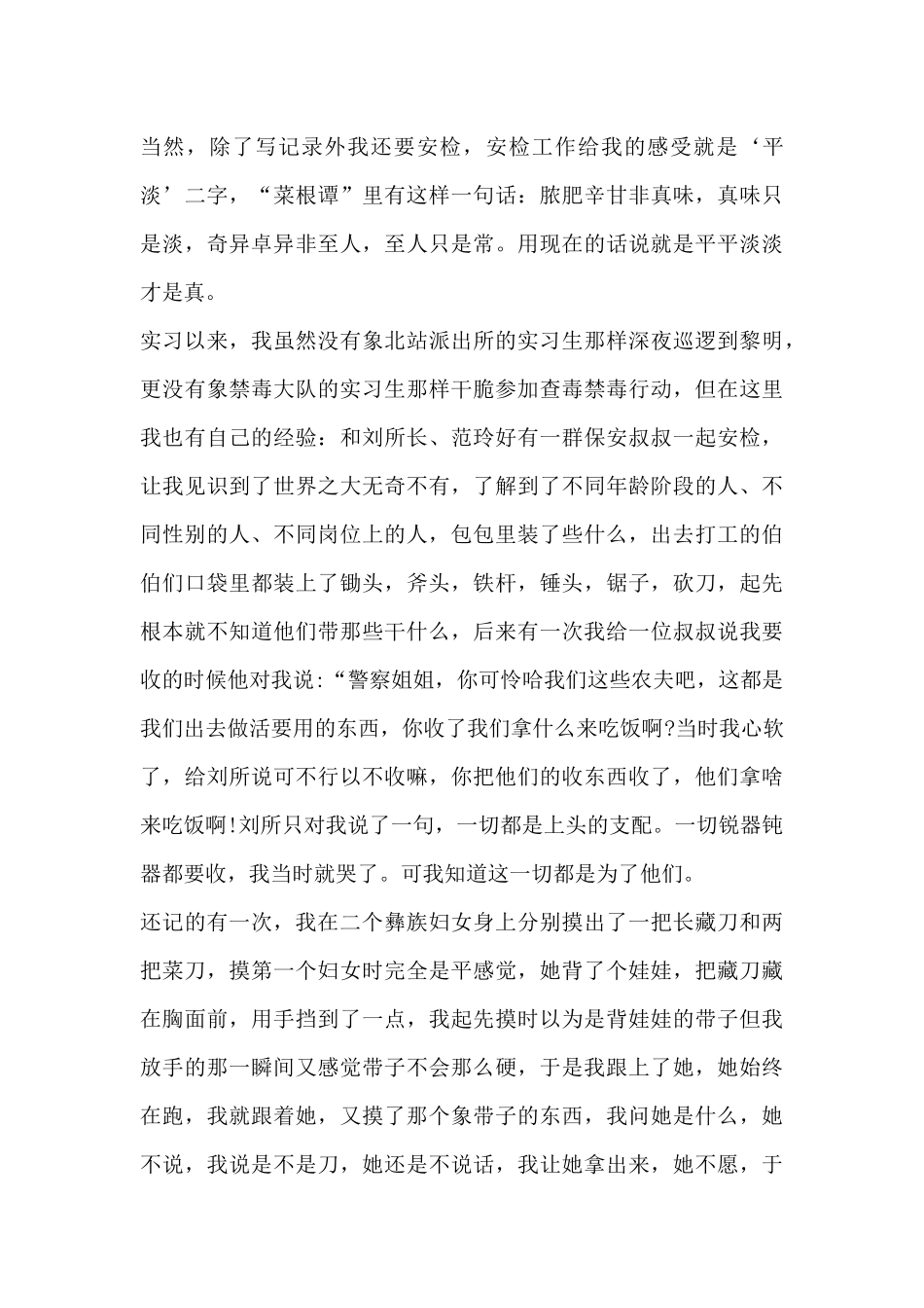 寒假派出所实习报告格式_第3页
