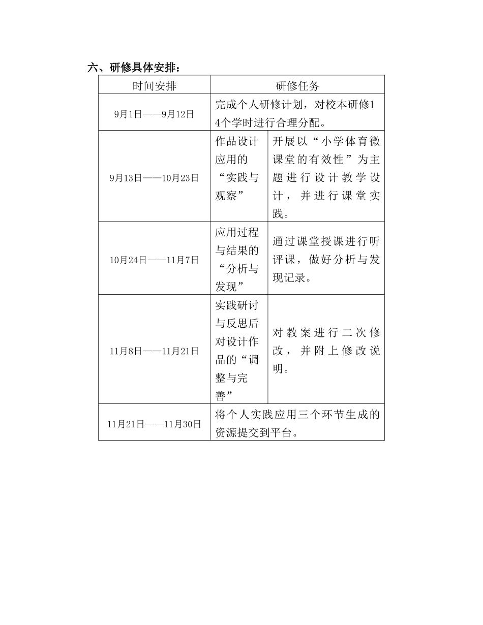 小学体育校本研修计划_第2页