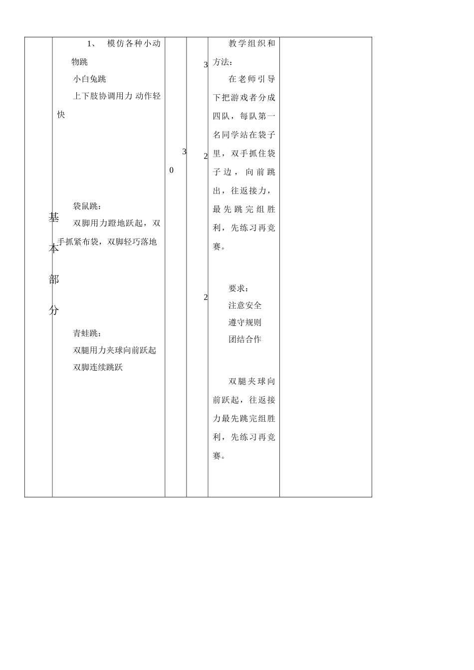 小学体育教案身体素质课_第3页
