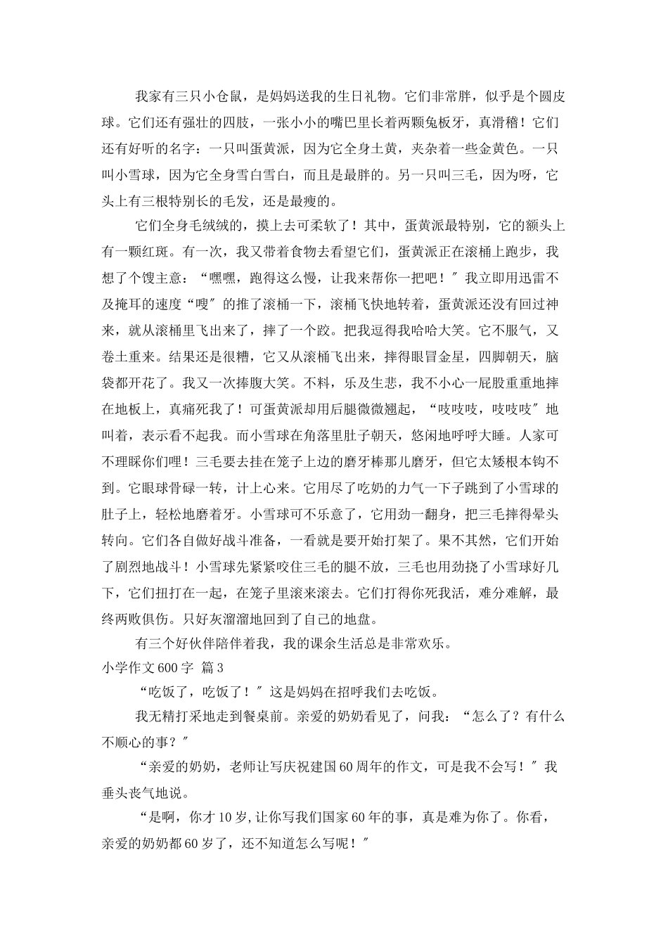 小学作文600字四篇_第2页