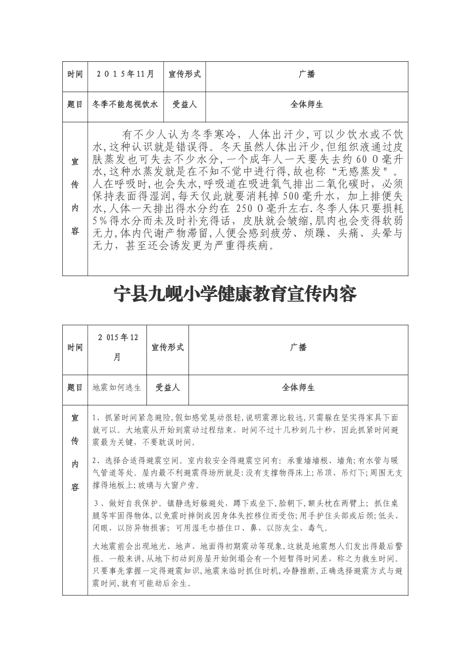 小学健康教育宣传内容_第2页