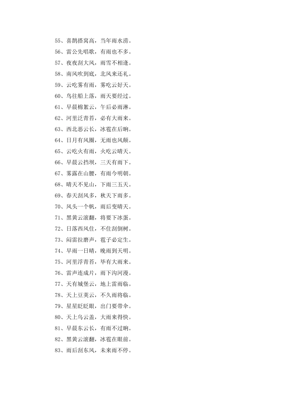 小学生气象谚语_第3页