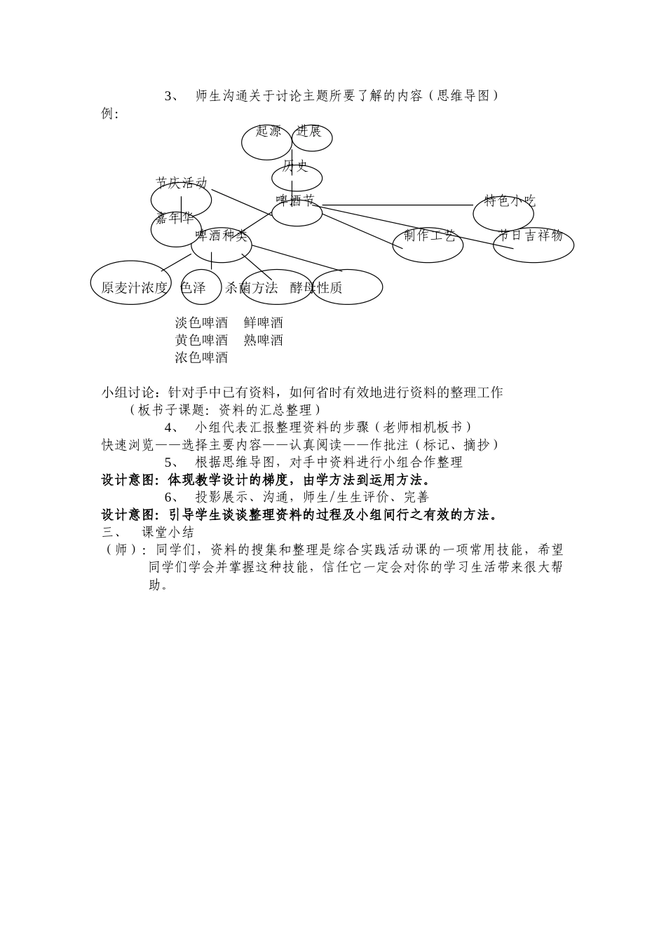 小学综合实践活动《多姿多彩的青岛特色节庆活动——资料的汇总整理》教学设计_第2页