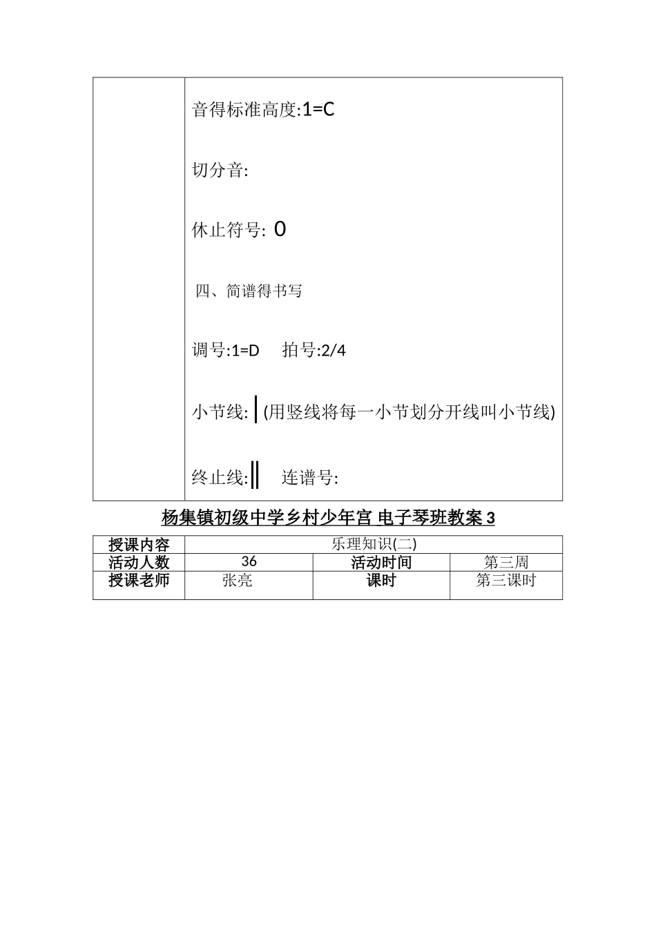 少年宫电子琴教案_第3页