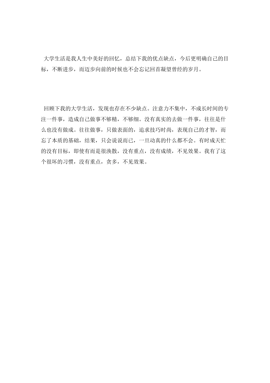工商管理专业本科生自我鉴定_第2页