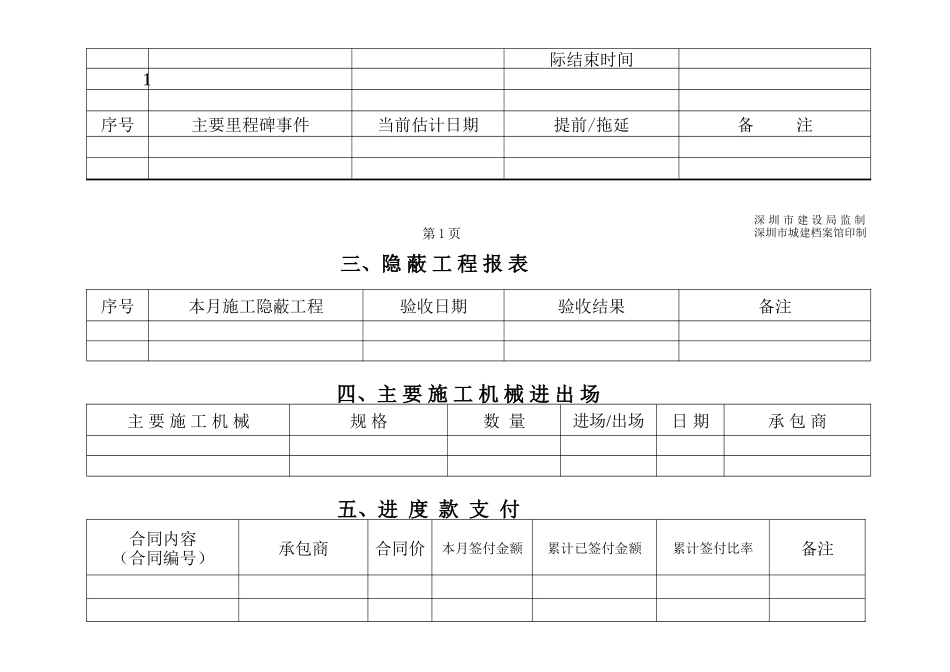 工程建设监理月报表_第3页