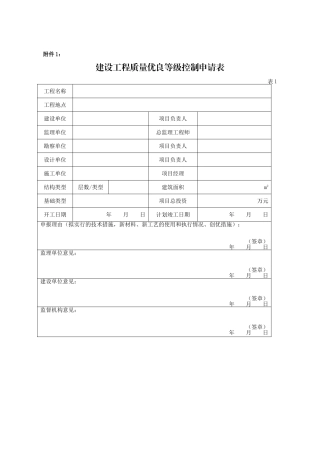 工程质量控制资料核查系列表格