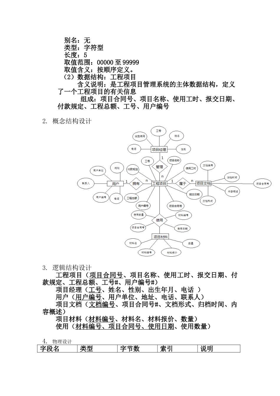 工程项目管理数据库系统设计_第2页