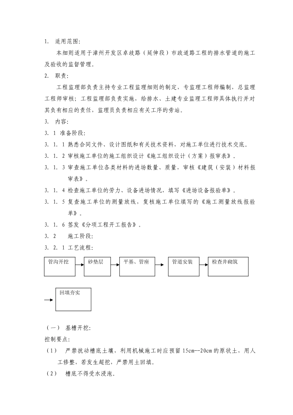 市政道路排水工程监理细则_第1页