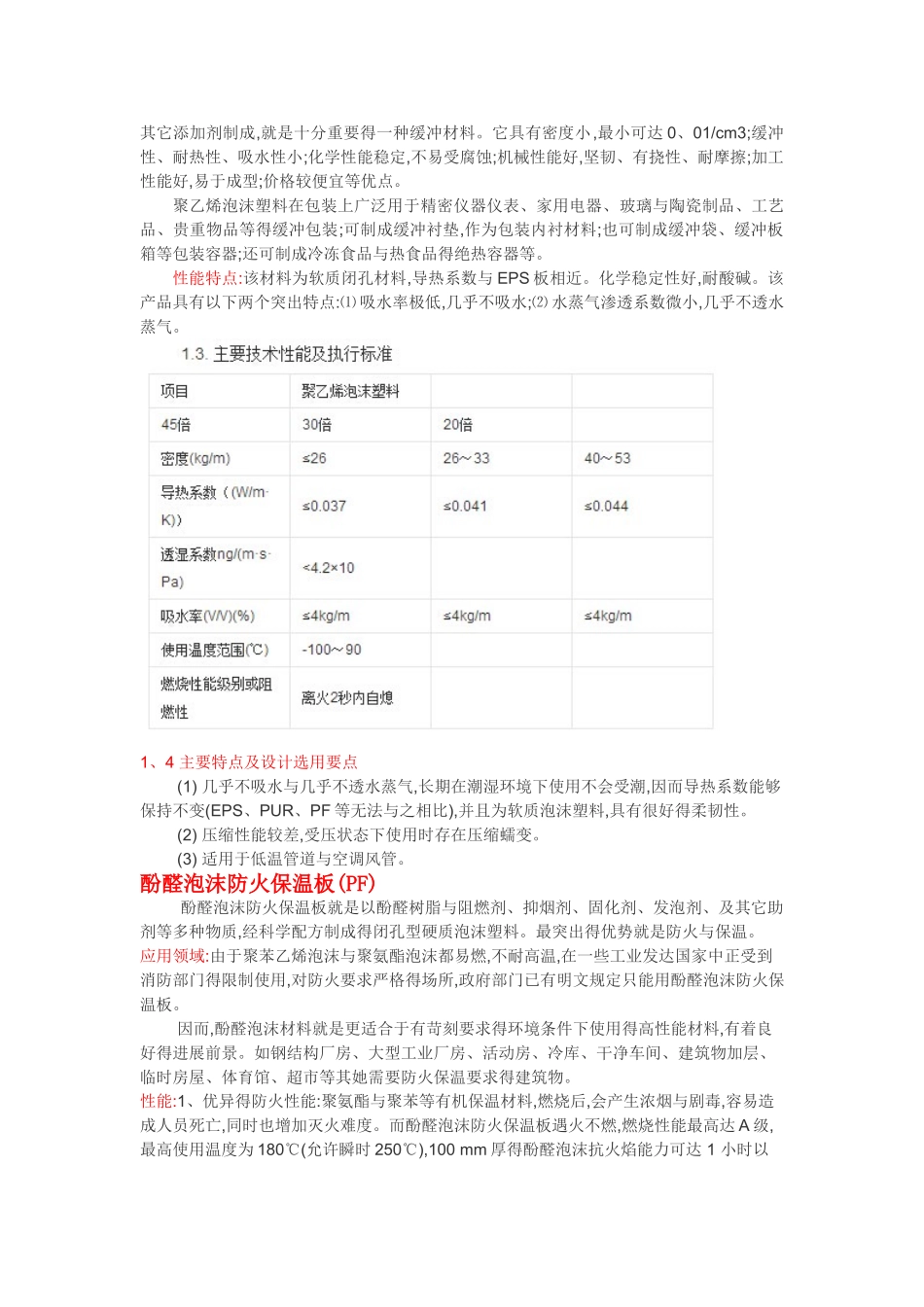 常用保温材料与阻燃材料_第3页