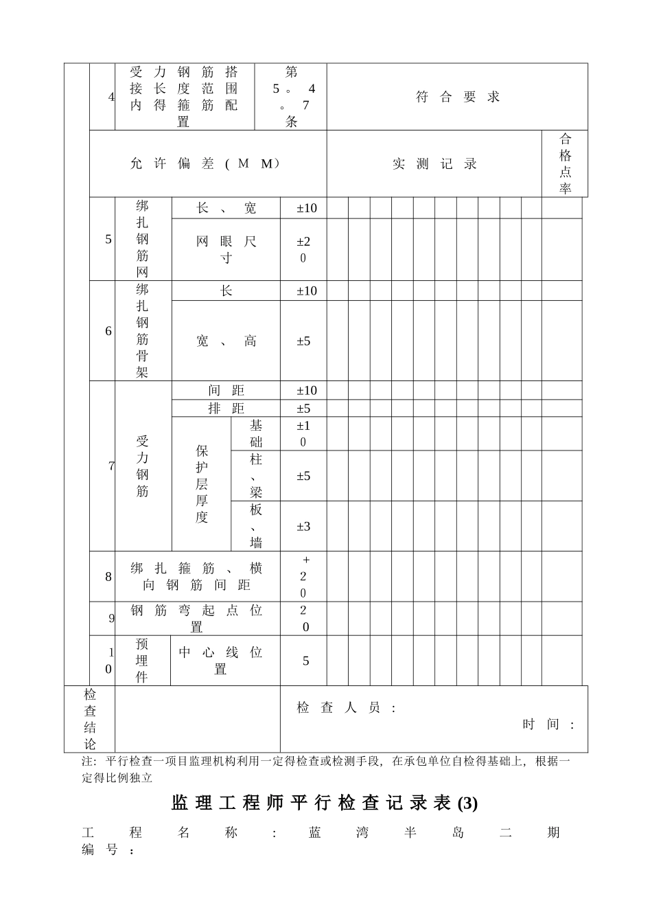 平行检查记录表_第3页