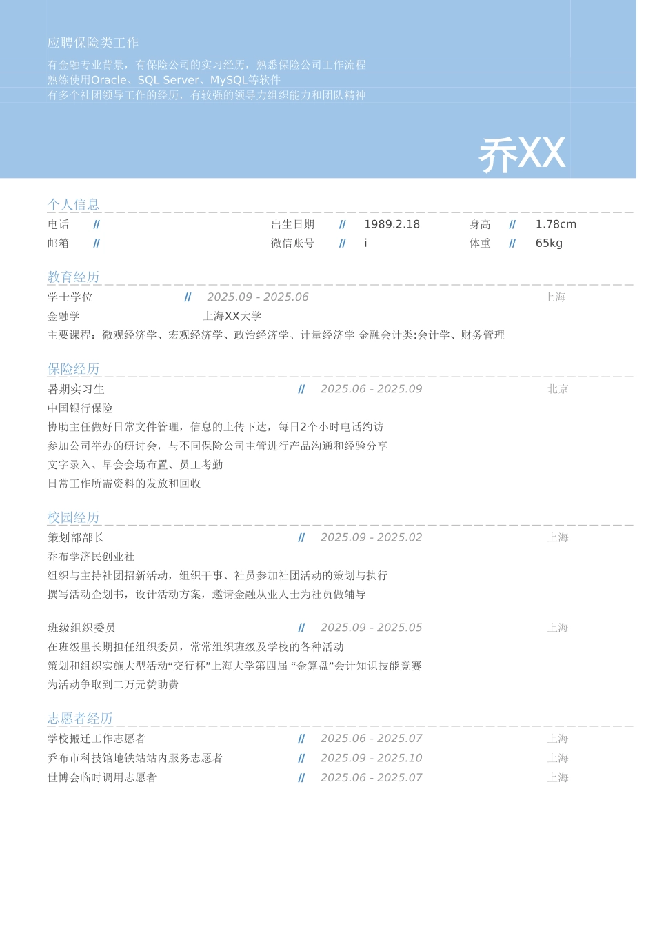 应聘电子商务运营岗位-个人简历_第2页
