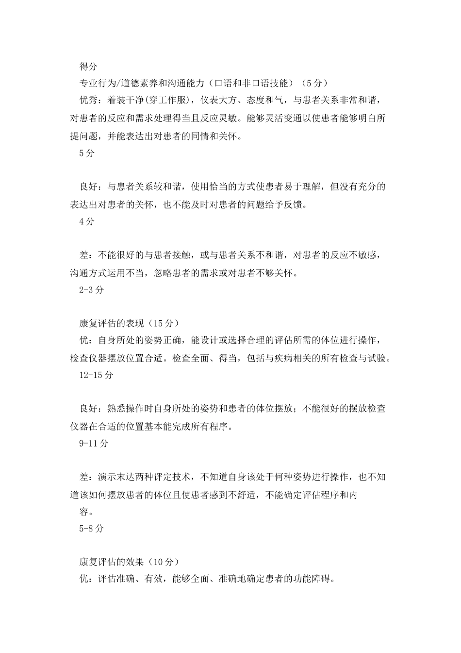 康复技能大赛评分细则_第3页