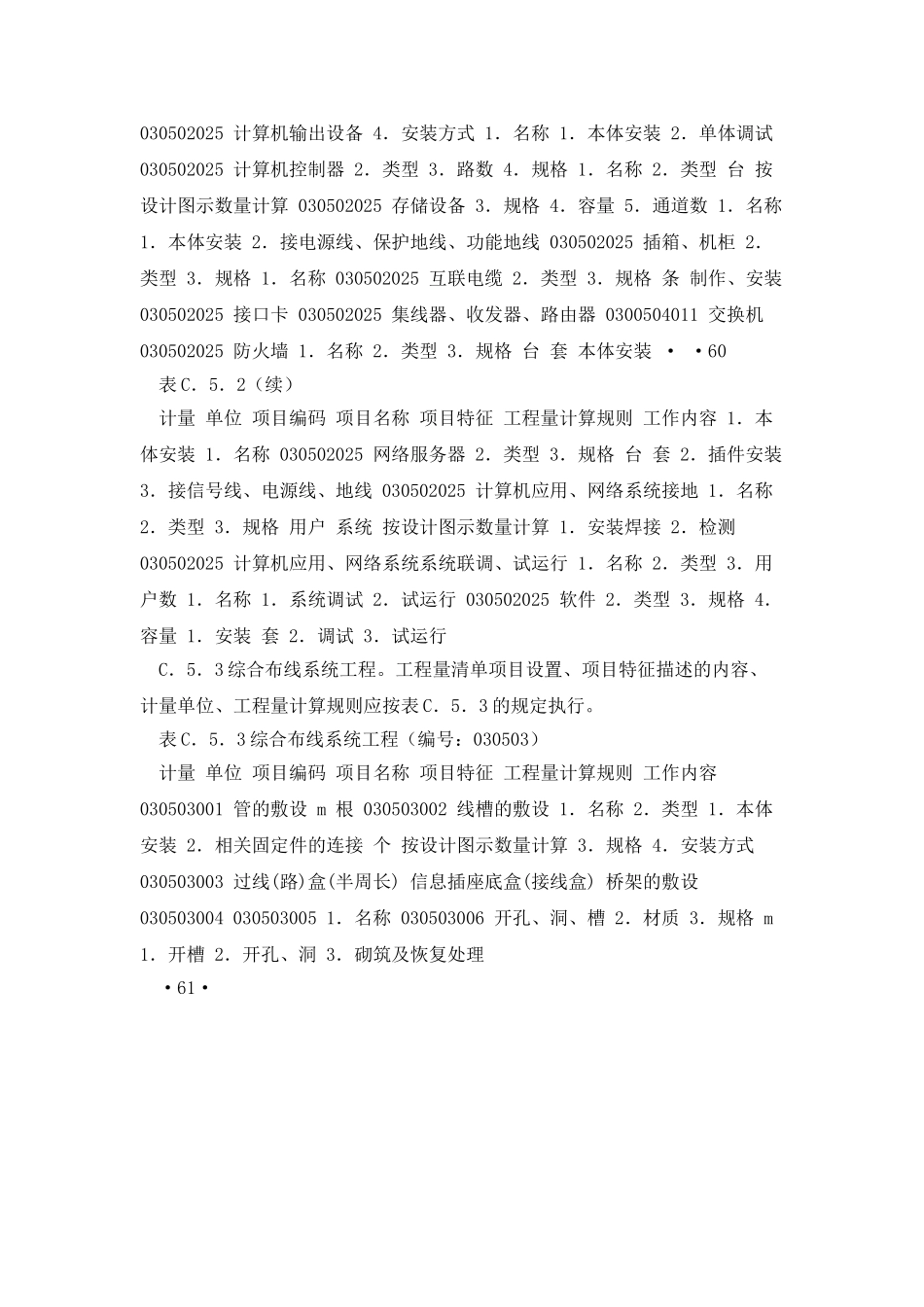 建筑智能与电子工程量清单计价规范_第3页