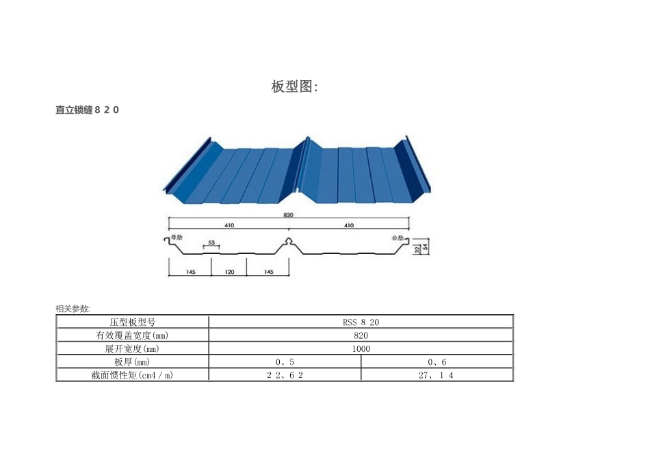 彩钢板规格型号_第1页