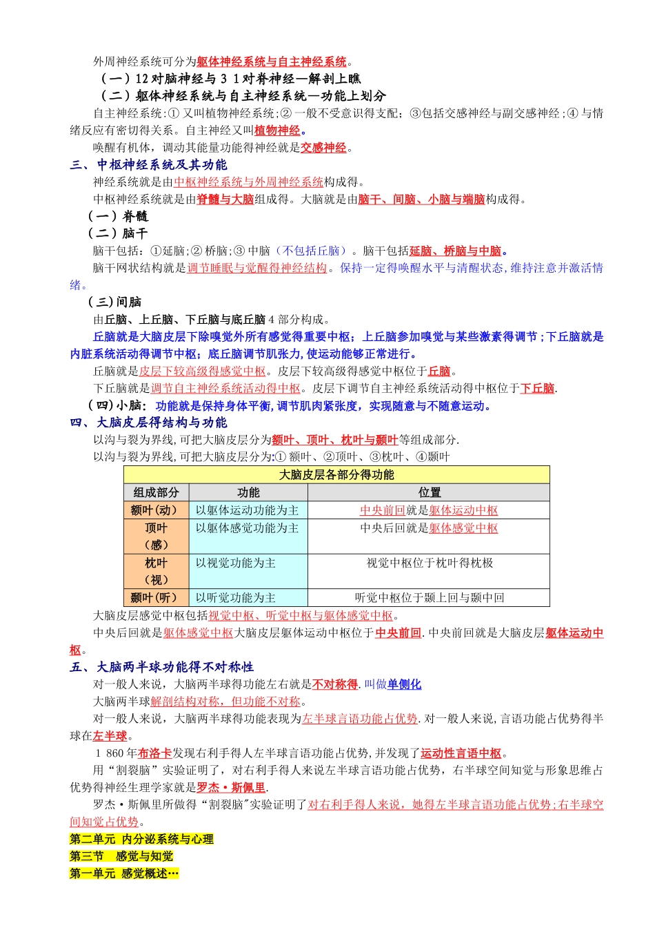 心理咨询师《基础知识》详细笔记整理_第3页