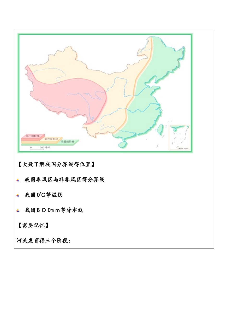必修一第四单元自然环境对人类活动的影响教案_第3页