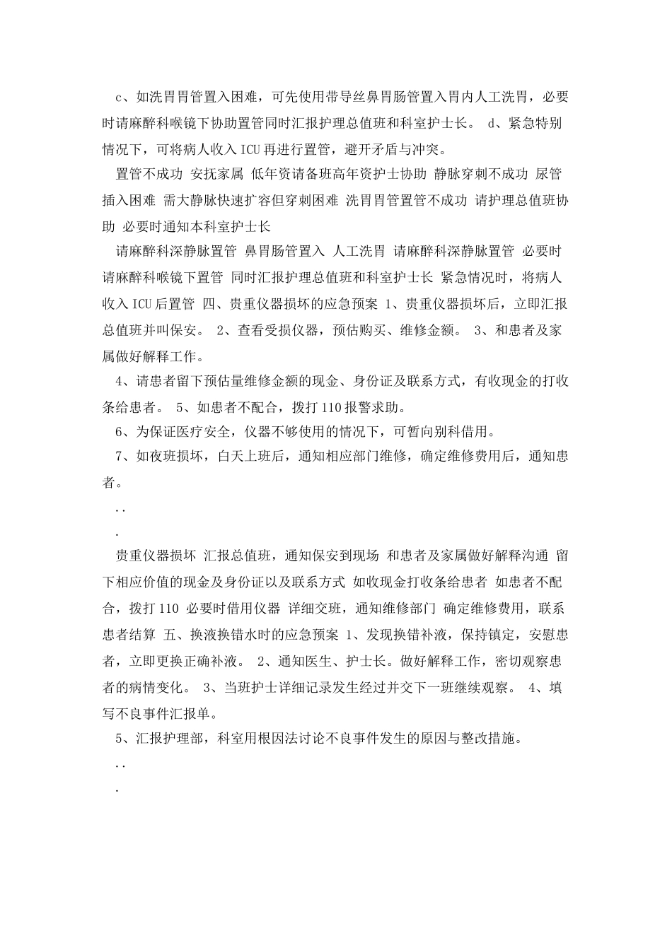 急诊常用应急预案_第2页