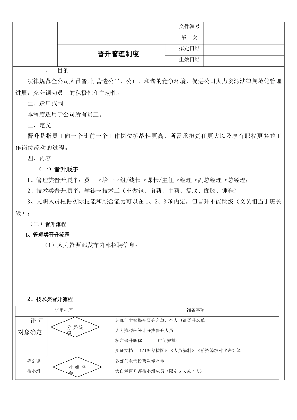 总公司晋升管理制度_第3页