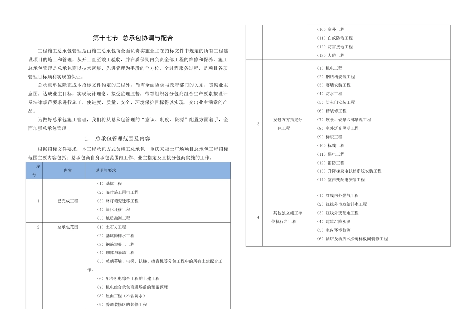 总承包协调与配合_第1页