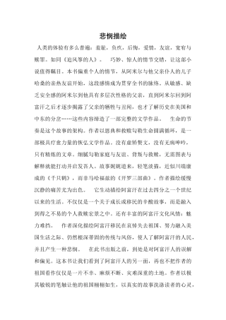 悲悯描绘-精品文档