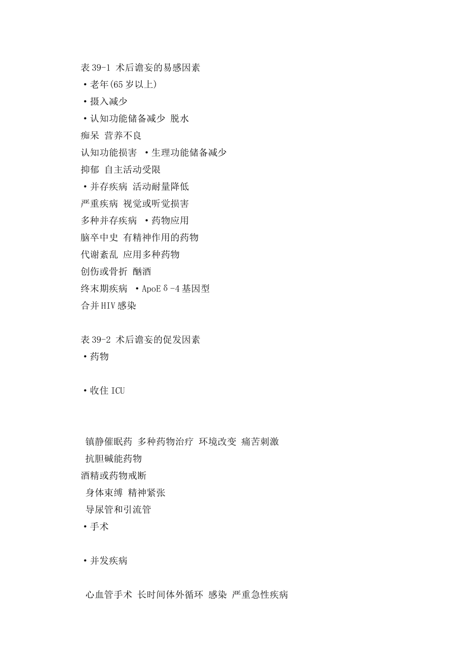 成人术后谵妄防治的专家共识_第2页