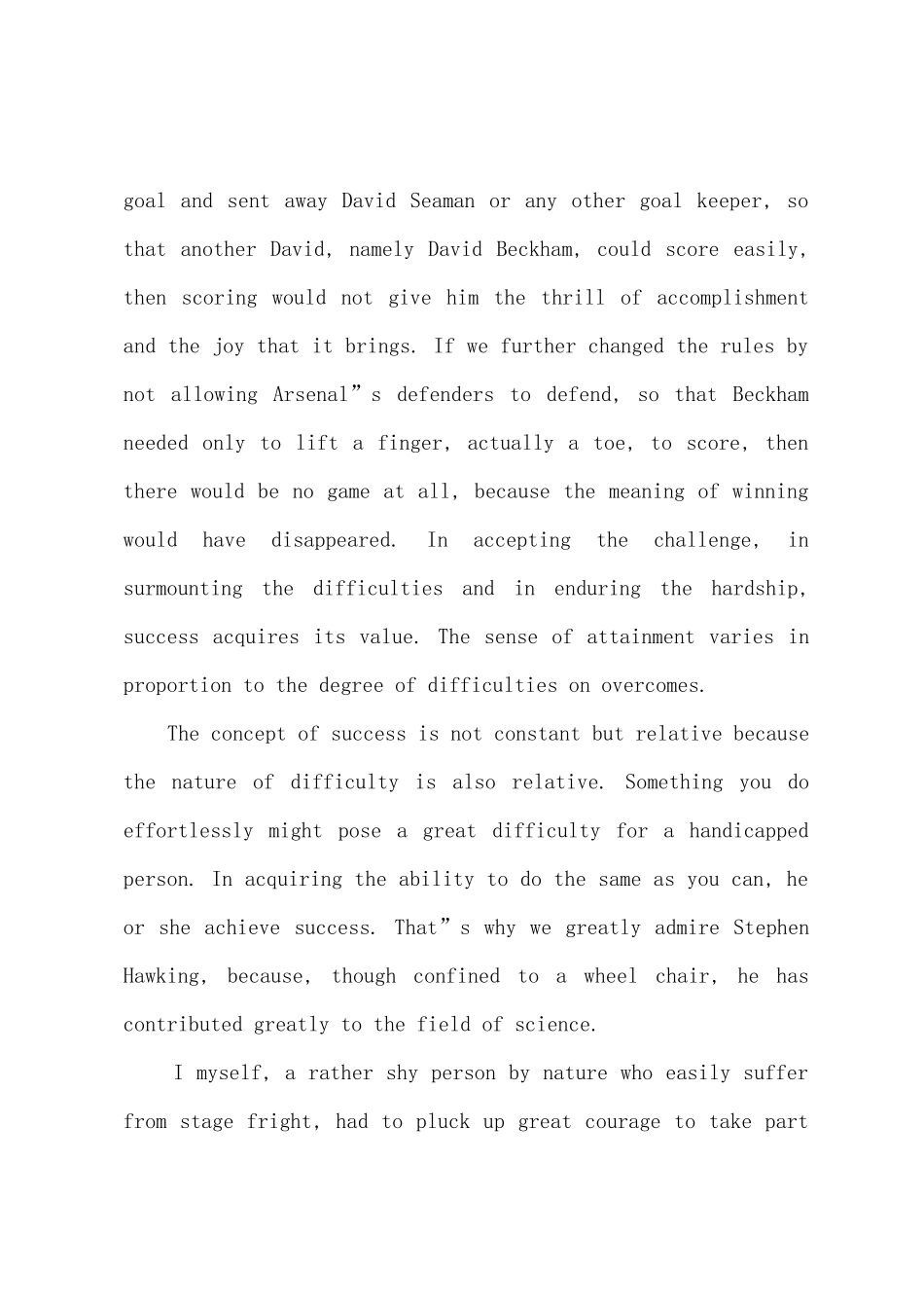 成功的英语演讲稿_第3页