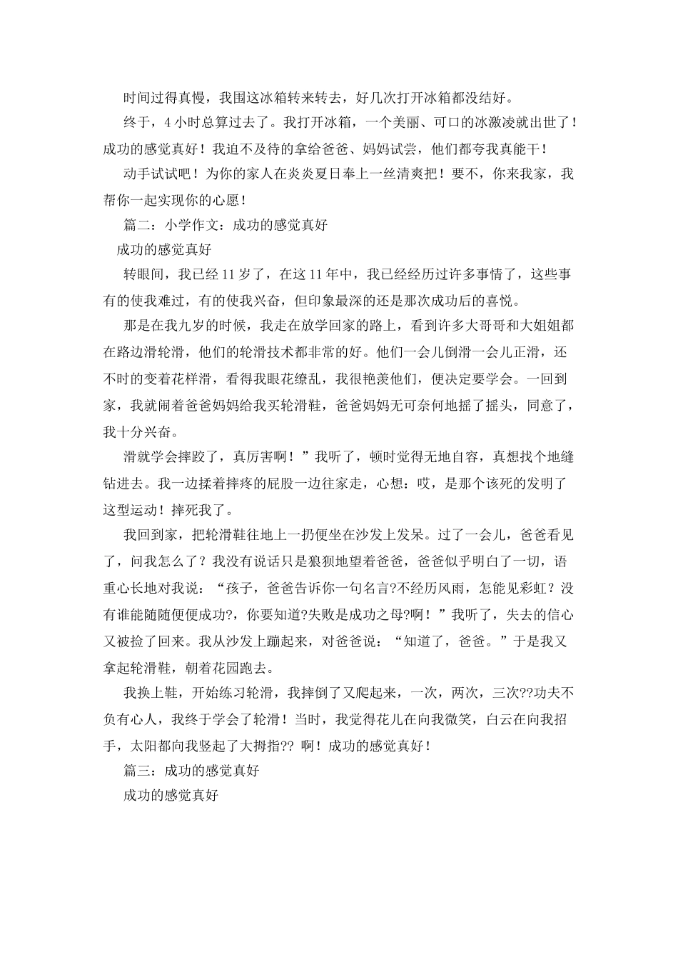 我了解了成功的背后作文500字_第3页