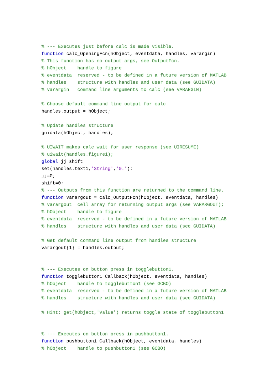 我的简易计算器MATLAB-gui程序_第3页
