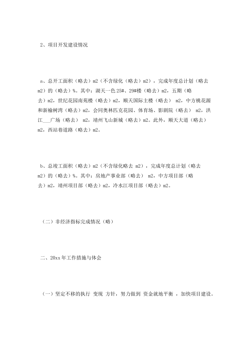 房地产2025年度工作总结_第2页