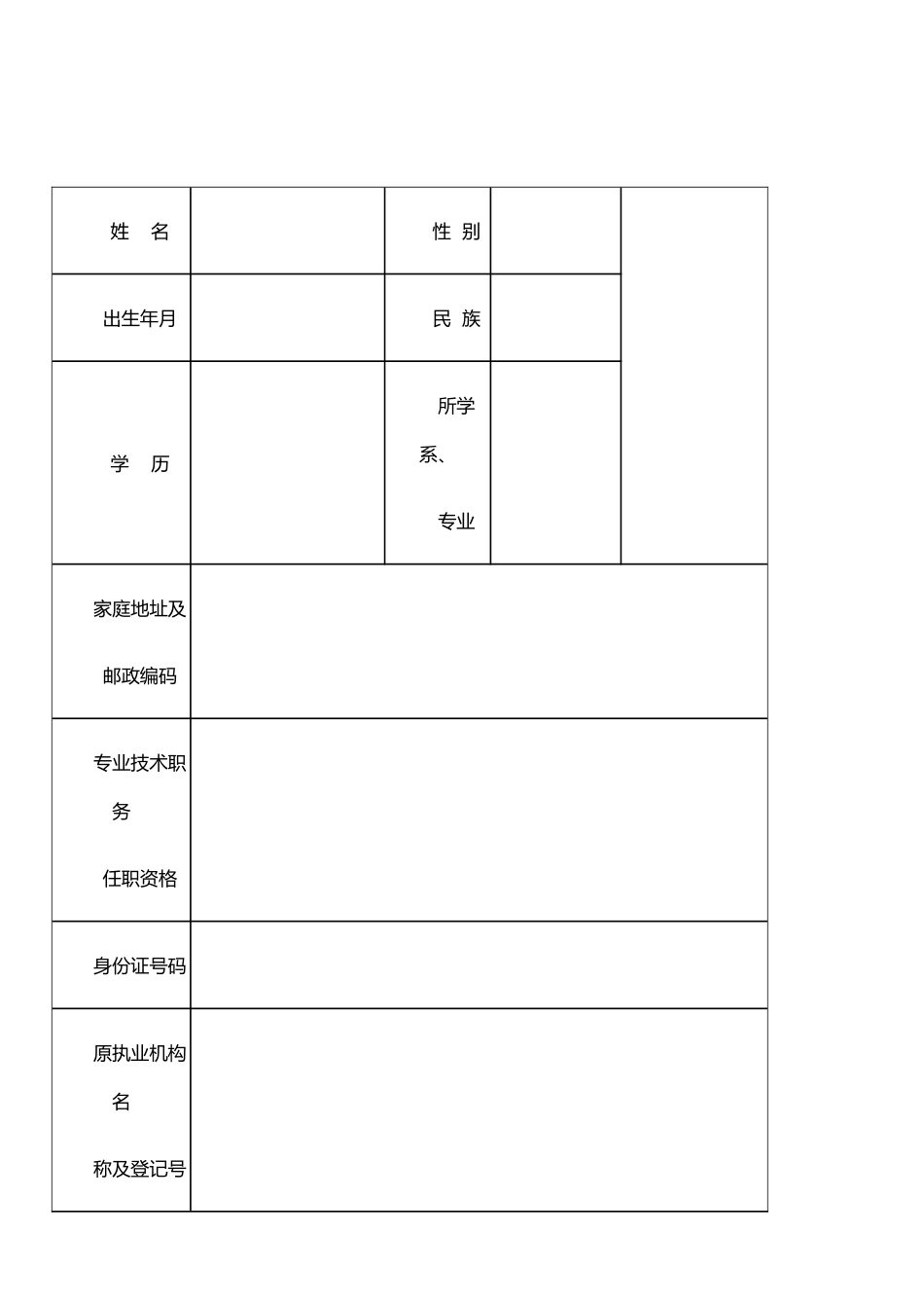 执业医师变更注册申请表49950_第3页