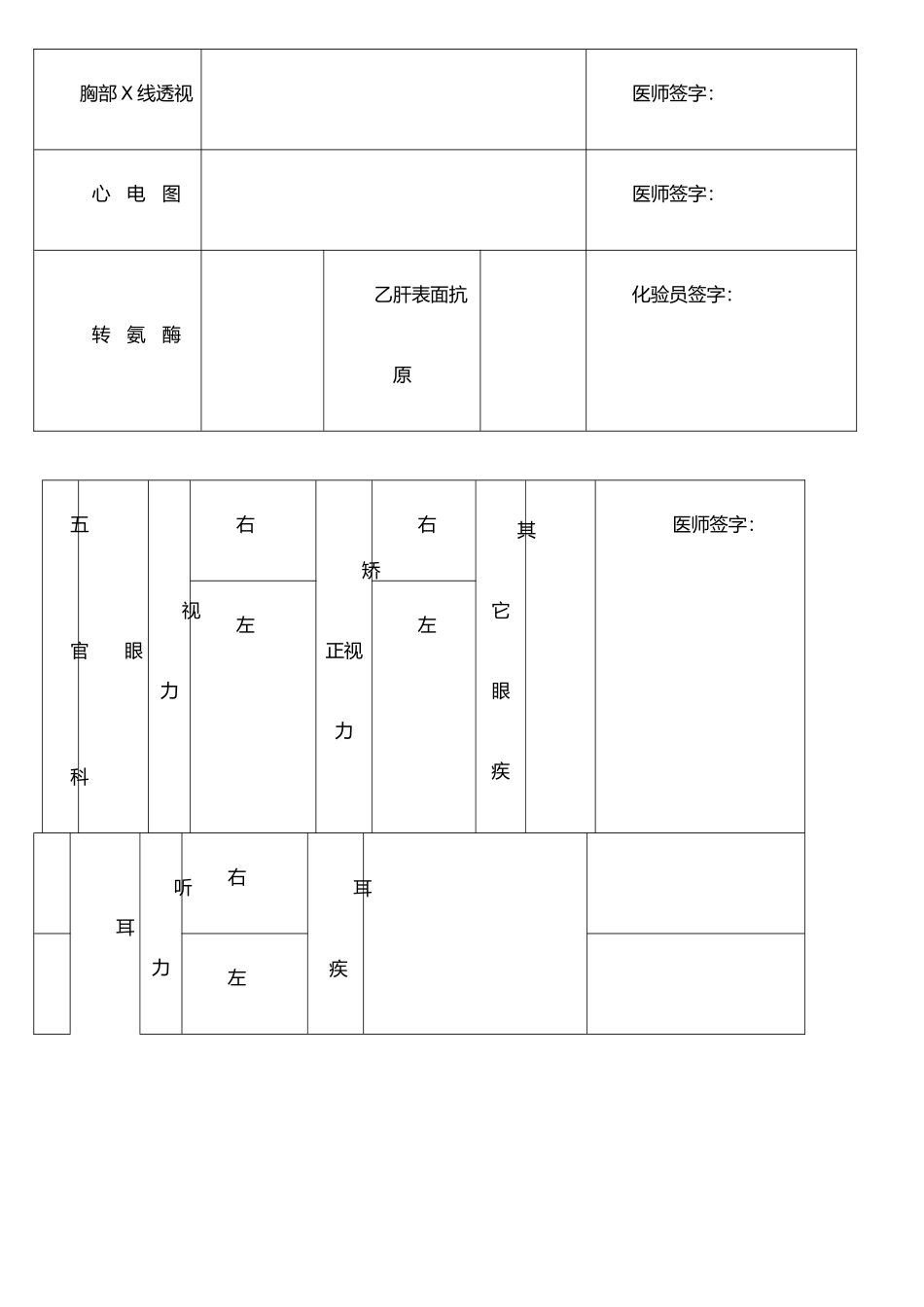 执业医师注册体检表_第3页