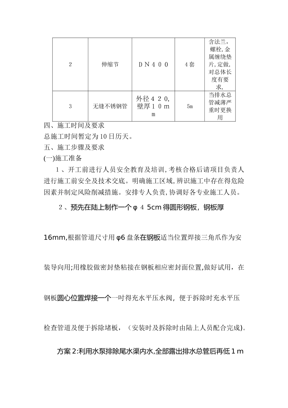 技术供水总阀更换施工方案_第2页