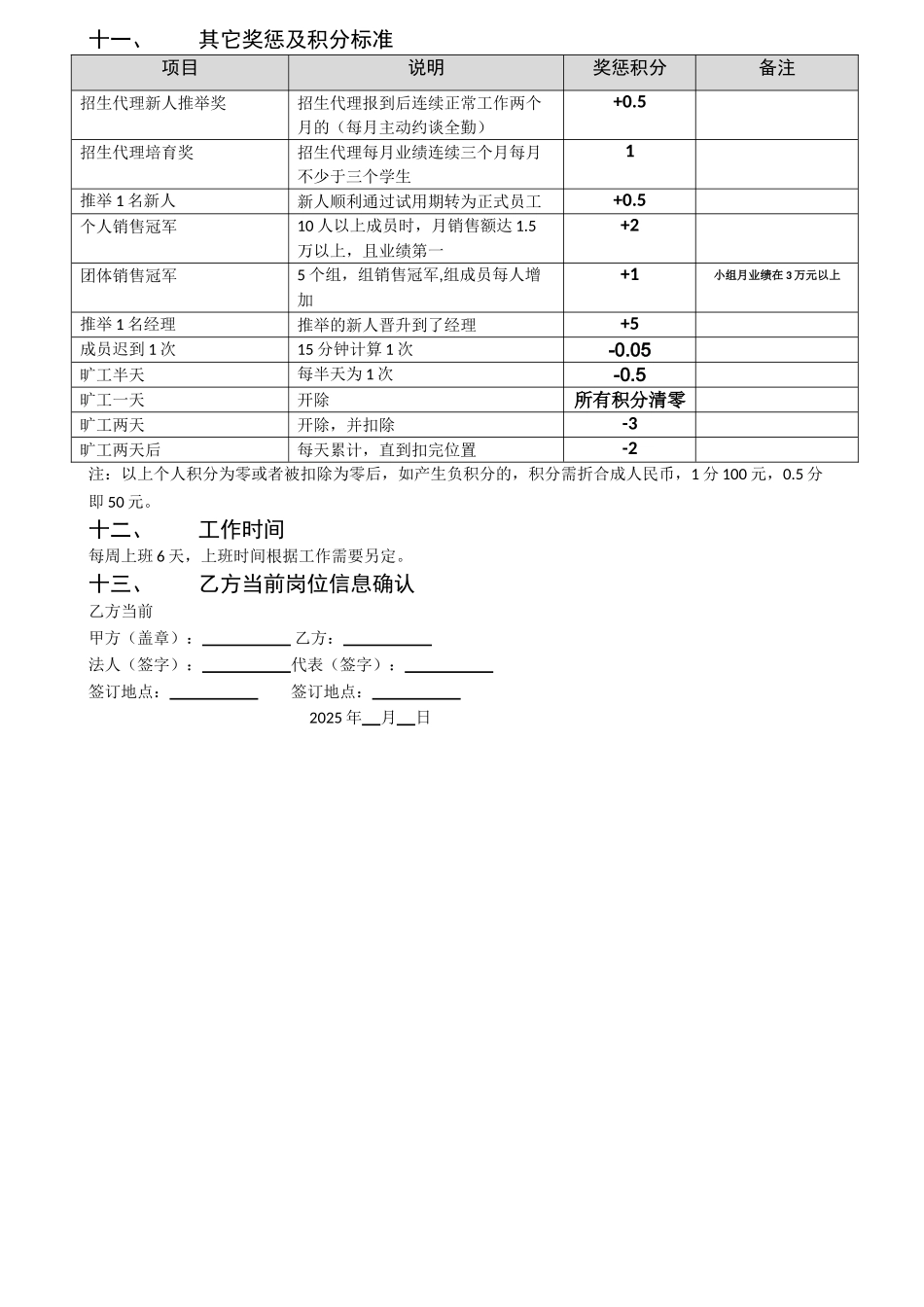 招生组员待遇及提成协议_第3页