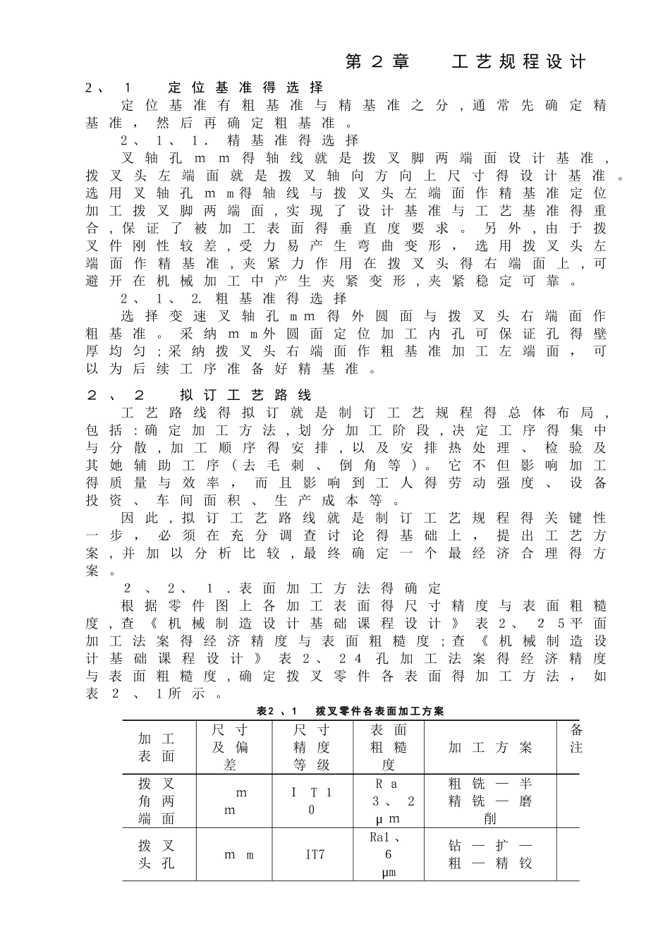 拨叉零件的机械加工工艺规程设计_第2页