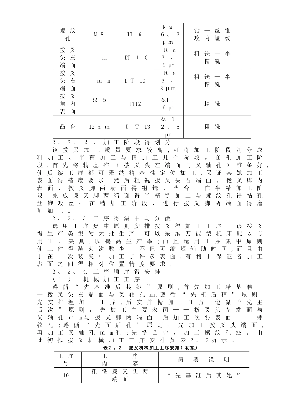 拨叉零件的机械加工工艺规程设计_第3页