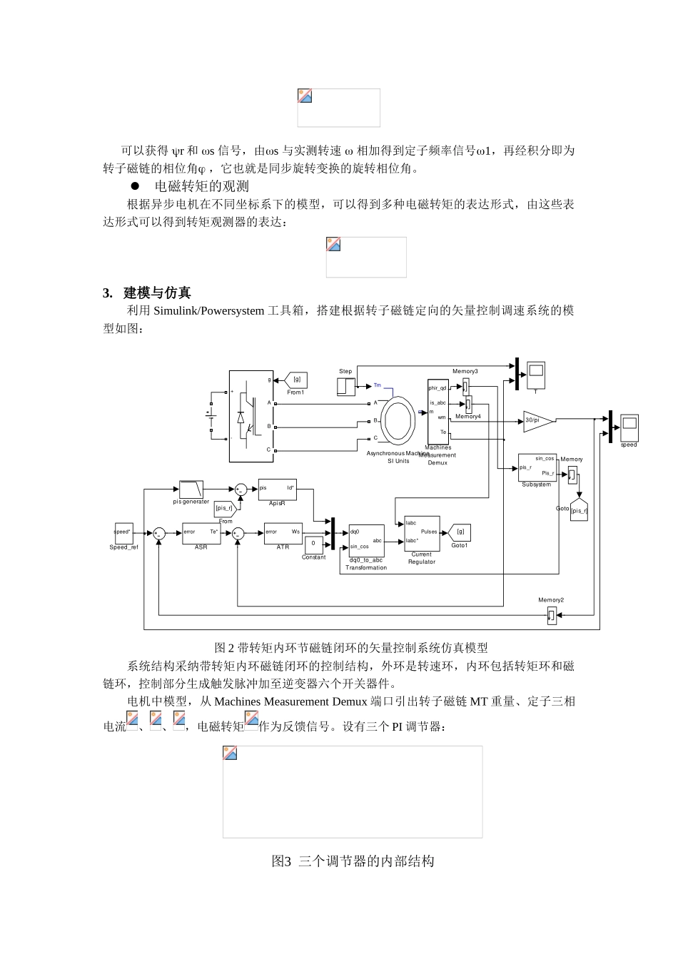按照转子磁链定向的矢量控制系统仿真_第2页