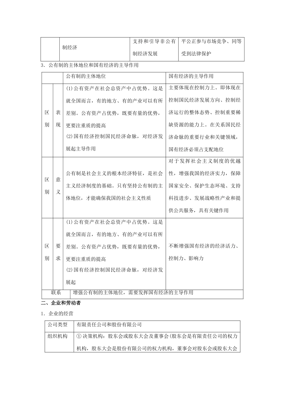 高考政治二轮复习 专题02 生产、劳动与经营教学案（含解析）-人教版高三全册政治教学案_第2页